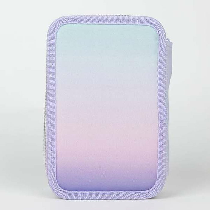 Plumier double Stitch Lila 12,5 x 6,5 x 19,5 cm 43 Pièces