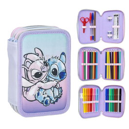 CERDÁ Plumier triple Stitch Disney - Plumier pour écolier 12,5 x 6,5 x 19,5 cm - 100% polyester