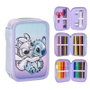 CERDÁ Plumier triple Stitch Disney - Plumier pour écolier 12,5 x 6,5 x 19,5 cm - 100% polyester