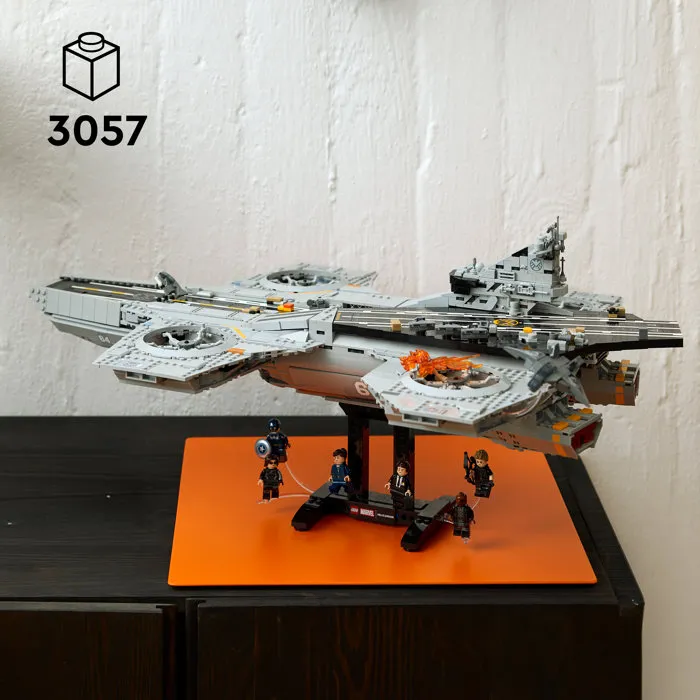 Lego Marvel 76354 L'Hélicoptère du SHIELD Set Avengers pour Adulte Maquette d'Avion avec 6 Minifigurines