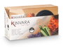 Kinvara Planche à Découper avec Égouttoir en Bambou 46x2x26 cm Noir et Bois (Set de 6)