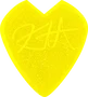 DUNLOP Pack de 6 médiators Jazz III Kirk Hammett - Yellow Glitter