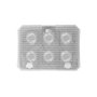 Mars Gaming MNBC23 Base de Refroidissement pour Ordinateur Portable 15.6-16 Pouces, 6 Ventilateurs LED Bleu, Support Téléphone, 2 Ports USB