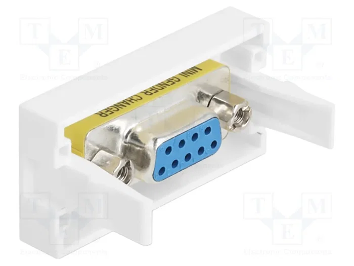 DELOCK Module D-Sub Easy 45 9pin socle blanc DELOCK Module D-Sub Easy 45 9pin socle blanc
