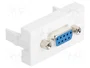 DELOCK Module D-Sub Easy 45 9pin socle blanc