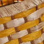 Lot de paniers Orange Naturel Papier Fibre (2 Unités)