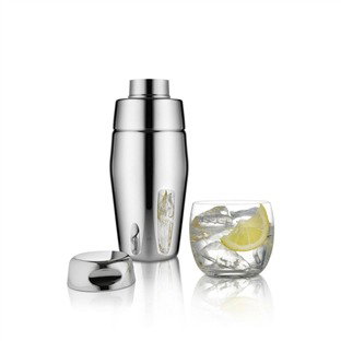 Alessi L 870/50 Coctelera - Coctelera en acier inoxidable 18/10, conçu par Luigi Massoni et Carlo Mazzeri pour cocktails