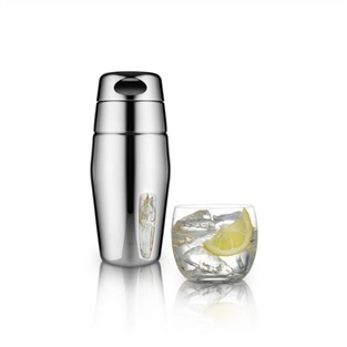 Alessi L 870/50 Coctelera - Coctelera en acier inoxidable 18/10, conçu par Luigi Massoni et Carlo Mazzeri pour cocktails