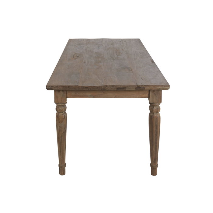 Table de Salle à Manger Home ESPRIT bois de teck 200 x 90 x 78 cm