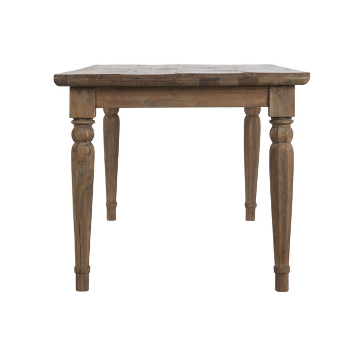 Table de Salle à Manger Home ESPRIT bois de teck 200 x 90 x 78 cm