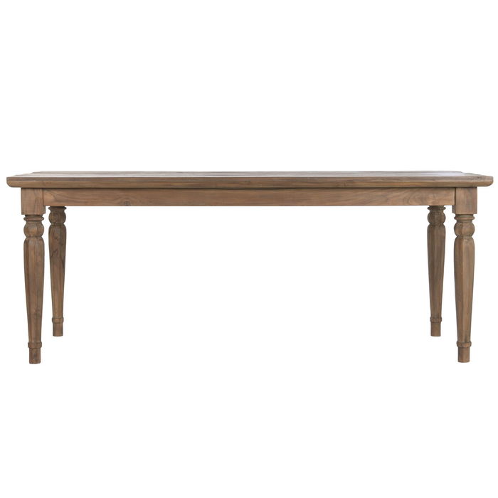 Table de Salle à Manger Home ESPRIT bois de teck 200 x 90 x 78 cm