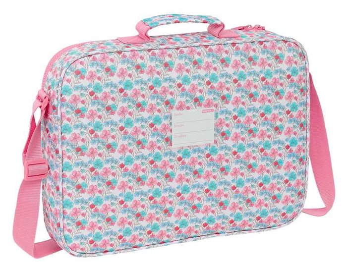 Safta Sac à dos d'activités recyclé motif fleurs 38 x 28 x 6 cm