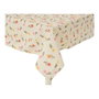 Decoris Nappe à motifs floraux en polyester et coton, 140 x 250 cm