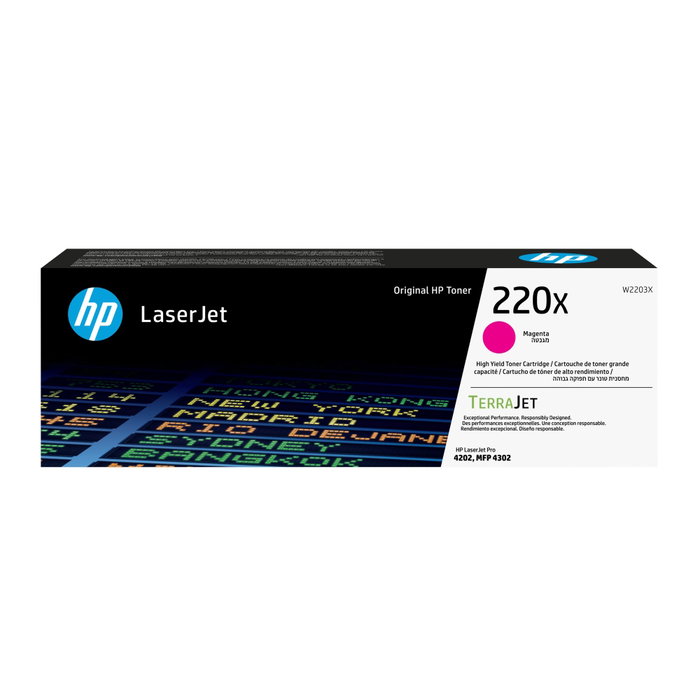 HP Cartouche de toner Original LaserJet 220X Magenta W2203X HP Cartouche de toner Original LaserJet 220X Magenta W2203X