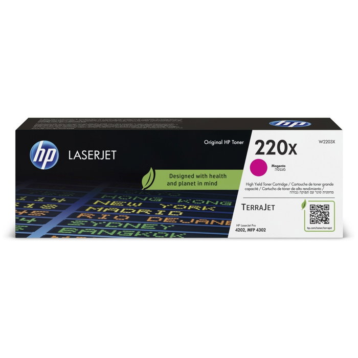 HP Cartouche de toner Original LaserJet 220X Magenta W2203X HP Cartouche de toner Original LaserJet 220X Magenta W2203X