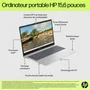 HP PC Portable 15-fd0101nf, 15,6 pouces FHD, Intel Core i3-N305, 8 Go RAM, 512 Go SSD, Windows 11, Clavier AZERTY