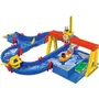 Smoby Aquaplay - Circuit Aquatique avec Bateau Porte-Conteneurs, Voiture Amphibie, Grue et Figurines pour Enfants