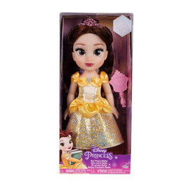Jakks Pacific - Poupée Articulée Princesse Belle Disney - Figurine PVC - 38 cm - Accessoires Inclus