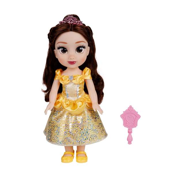 Jakks Pacific - Poupée Articulée Princesse Belle Disney - Figurine PVC - 38 cm - Accessoires Inclus