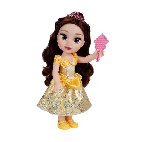 Jakks Pacific - Poupée Articulée Princesse Belle Disney - Figurine PVC - 38 cm - Accessoires Inclus