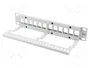 LANBERG Panneau de brassage Keystone 1U 10 pouces blanc