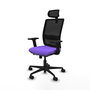 Piqueras Y Crespo Haches Chaise de Bureau Sincro/Traslack Lila/Noir