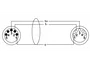 CORDIAL Câble DMX 5 broches 2 mètres pour éclairage professionnel
