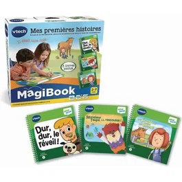 VTECH 488805 Pack de 3 livres MagiBook d'histoire interactifs pour enfants dès 24 mois