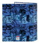 Safta Classeur, 4 anneaux 35mm, dos large, motif "Roller" Enfant, dimensions 27x33x6cm
