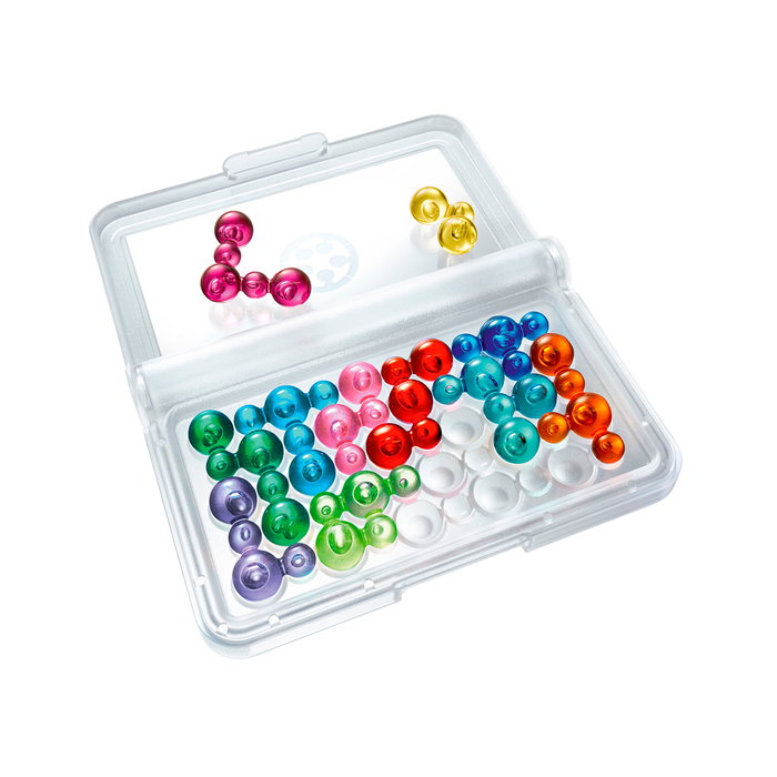 Smart Games Jeu de Réflexion IQ Bubbles SG493 - 120 Défis Évolutifs, Format Compact et Portable, Dès 7 Ans