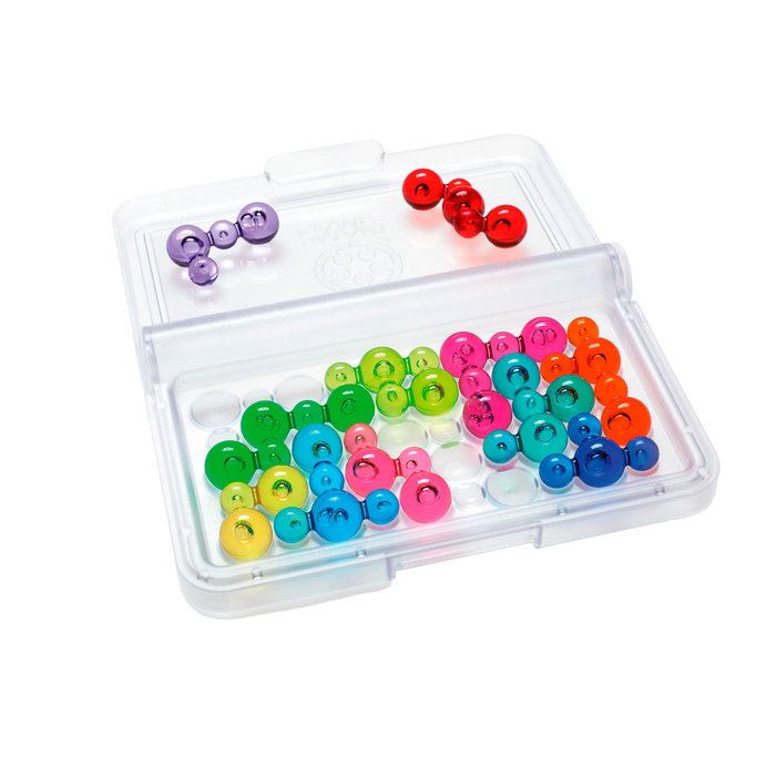 Smart Games Jeu de Réflexion IQ Bubbles SG493 - 120 Défis Évolutifs, Format Compact et Portable, Dès 7 Ans
