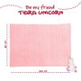 PERLETTI Peluche licorne avec manta douce Tiara - Peluche 22 cm, manta 120x80 cm - Doudou et couverture