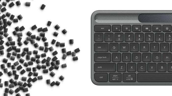 Logitech Signature Slim Solar+ K980 Graphite - Disposition US