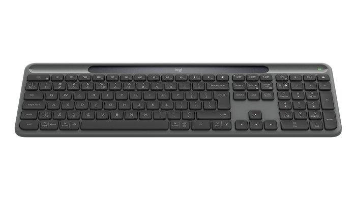 Logitech Signature Slim Solar+ K980 Graphite - Disposition US