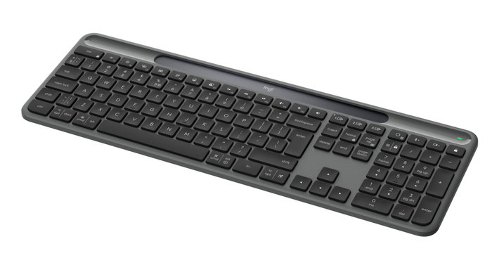 Logitech Signature Slim Solar+ K980 Graphite - Disposition US