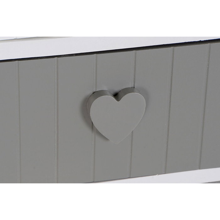 Caisson à Tiroirs Home ESPRIT Blanc Gris 40 x 29 x 90 cm Caisson à Tiroirs Home ESPRIT Blanc Gris 40 x 29 x 90 cm