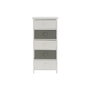Caisson à Tiroirs Home ESPRIT Blanc Gris 40 x 29 x 90 cm