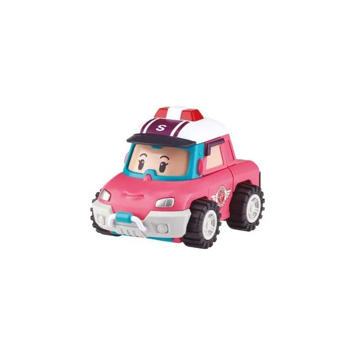 Silverlit Sandy Robocar Poli - Figurine robot transformable 2-en-1 de 10 cm