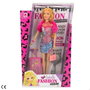 Color Baby Poupée Isabella avec accessoires - 4 pièces - Modèles assortis - En plastique - À partir de 3 ans