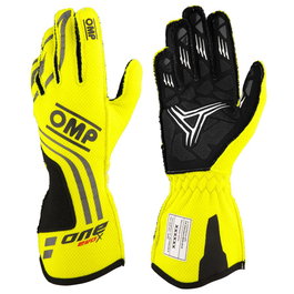 Omp Gants Omp One Evo-X My24 Fia 8856-2018 Jaune Fluo Taille XS OMPIB0-0775-A01-099-XS