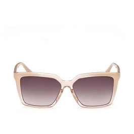 Guess GU00099-5525F Lunettes de soleil carrées ivoire/marron