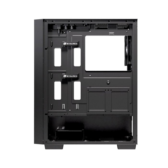 Einarex PULSE P100 Core Black Boîtier Gaming Semi-tour Noir