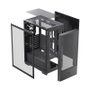 Einarex PULSE P100 Core Black Boîtier Gaming Semi-tour Noir