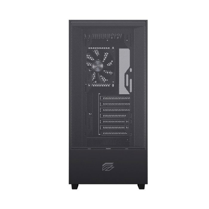 Einarex PULSE P100 Core Black Boîtier Gaming Semi-tour Noir