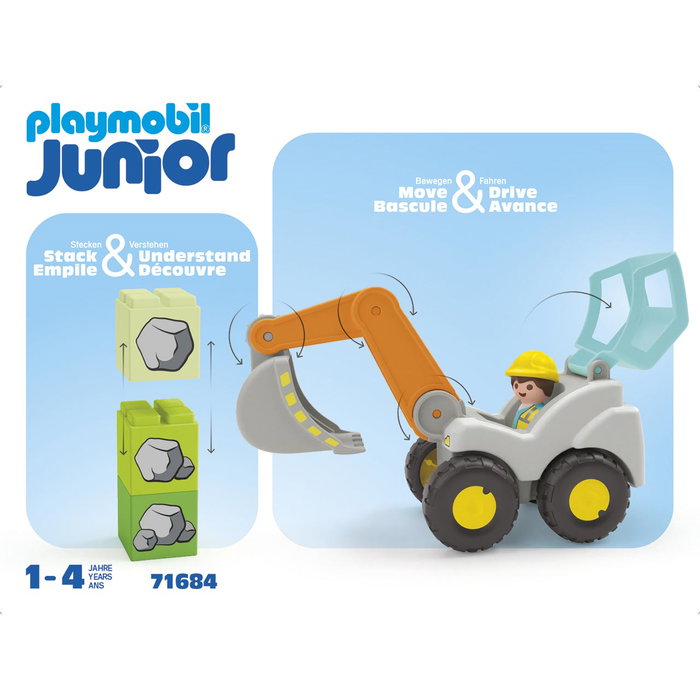 Playmobil Junior 71684 Pelleteuse