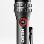 Nebo Lampe torche LED Flex 450L rechargeable avec zoom 6x, base magnétique, noir et orange