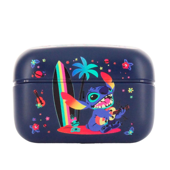 Disney Stitch Écouteurs Bluetooth Sans Fil 5.3 avec Réduction de Bruit et Boîtier de Charge USB-C, Autonomie 4h