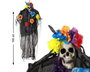 BigBuy Home Figure Mariée Squelette avec Fleurs et Tulle 100 cm