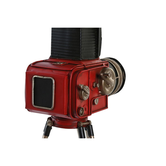 Figurine Décorative DKD Home Decor Noir Rouge Caméra/Appareil Photo Vintage 17 x 15 x 34 cm (2 Unités)