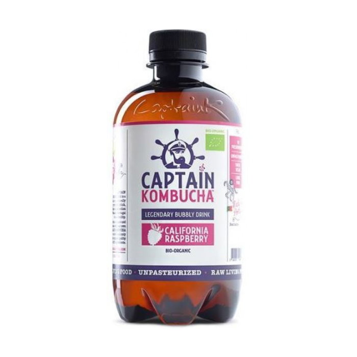 Captain Kombucha Kombucha Frambuesa Bio 400ml Captain Kombucha Kombucha Frambuesa Bio 400ml